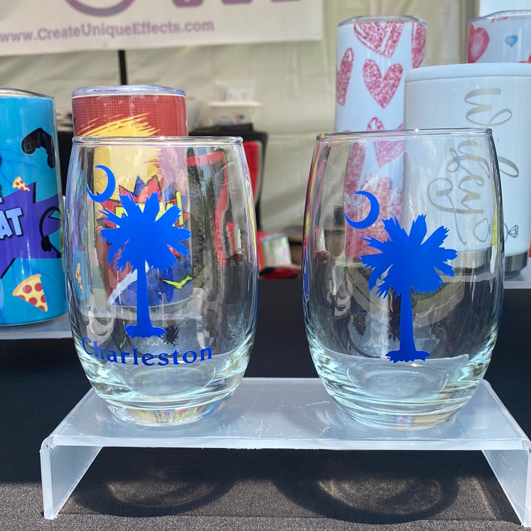 Palmetto Wine Glass