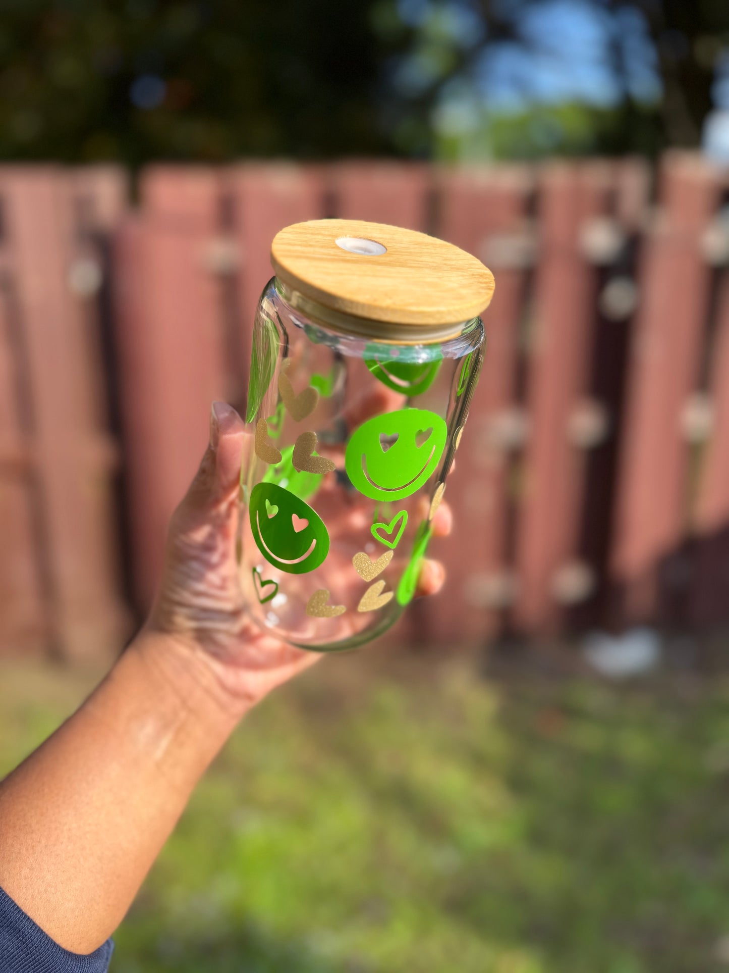 SMILE CAN (Green & Gold)
