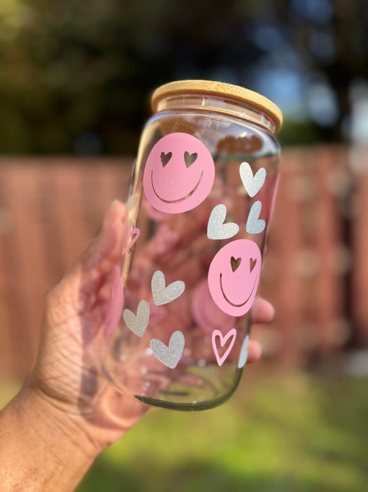 SMILE CAN (Pink & Silver)