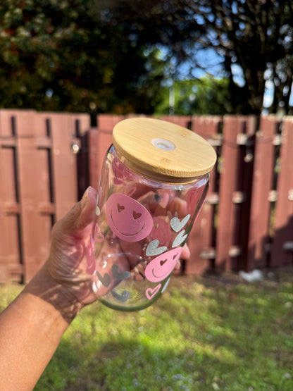 SMILE CAN (Pink & Silver)