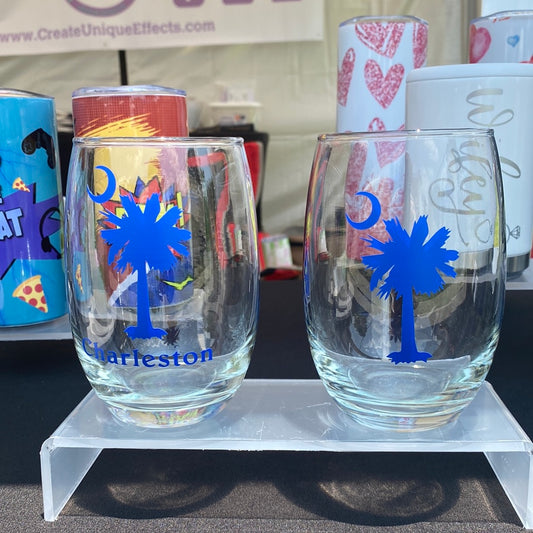 Palmetto Wine Glass
